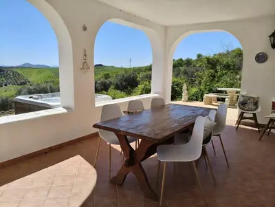 Paisaje cerca de esta villa