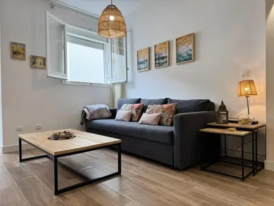 Zona de estar de Apartamento El Alma de Santa Marina