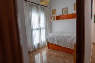 Cama o camas de una habitación en Loft Callejón del Ayre