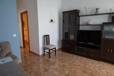 Una televisión o centro de entretenimiento en Loft Callejón del Ayre