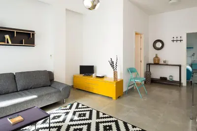 Una televisión o centro de entretenimiento en Veoapartment Torres