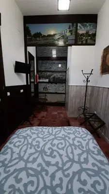 Cama o camas de una habitación en APARTAMENTO La CAVA