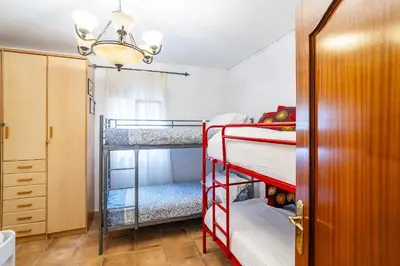 Cama o camas de una habitación en Cubo's Cortijo La Olivera
