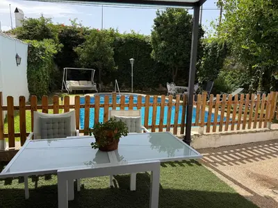 Jardín al aire libre en La Casa de La Granja
