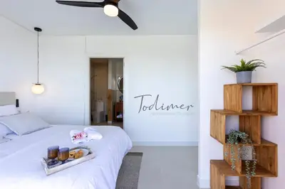 Cama o camas de una habitación en Todimer Ventana del Mediterráneo