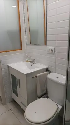 Un baño de Apartamento Acogedor
