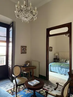 Cama o camas de una habitación en Luxury B&B Extremadura