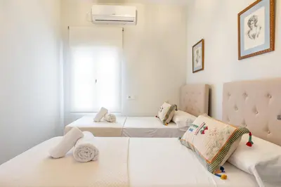 Cama o camas de una habitación en Ohliving Line & Soul