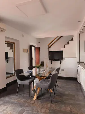 Zona de estar de City Center Charming Duplex - Space Maison Apartments
