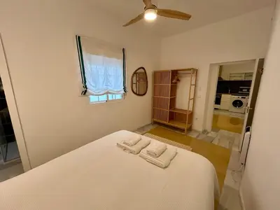 Cama o camas de una habitación en Amazing new apartment - La Judería