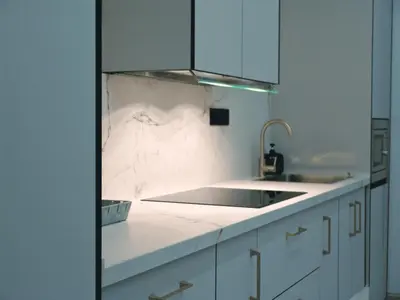Una cocina o zona de cocina en Lux Apartamento