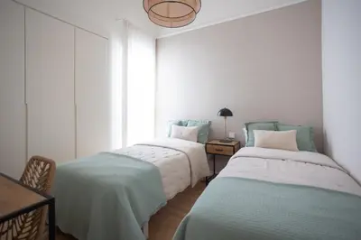 Cama o camas de una habitación en Parras 23