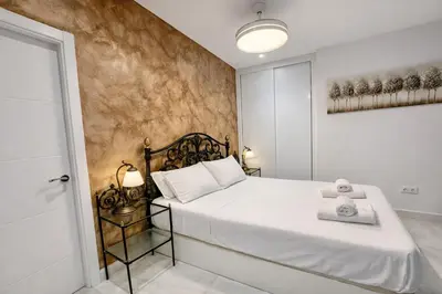 Cama o camas de una habitación en July Modern Loft