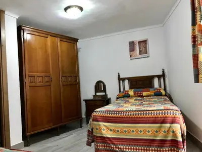 Cama o camas de una habitación en Casa Rural Setenil