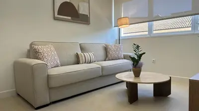 Zona de estar de Apartamentos Las Mereras