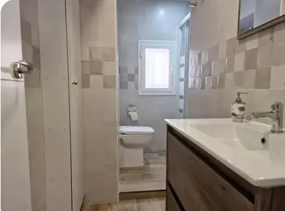 Un baño de Modern Refuge in Nervión, Wi-Fi and AC Saramago III