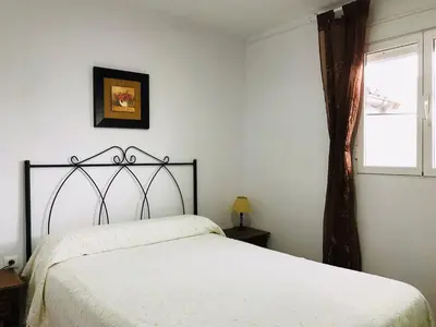 Cama o camas de una habitación en Atico Terraza Privada