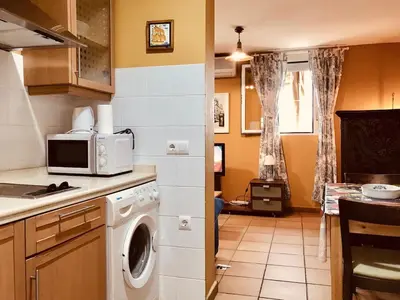 Una cocina o zona de cocina en Atico Terraza Privada