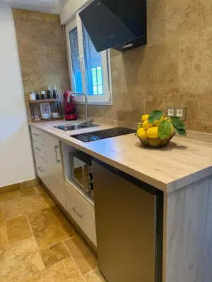 Una cocina o zona de cocina en Casa Cueva Transmina 10