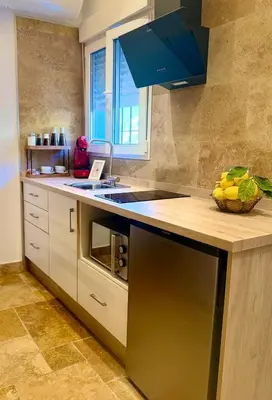 Una cocina o zona de cocina en Casa Cueva Transmina 10
