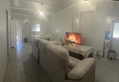 Cama o camas de una habitación en Villa Adán