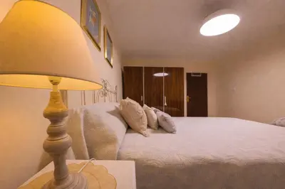 Cama o camas de una habitación en Villa Campanilla