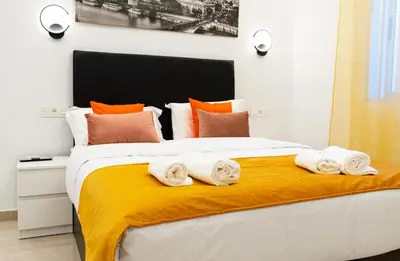 Cama o camas de una habitación en Suite San Luis
