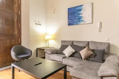 Zona de estar de Green-Apartments Santa Clara loft apartment