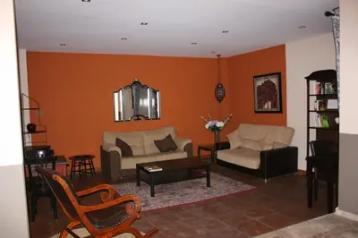 Zona de estar de Apartamentos la Fuente
