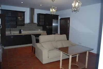 Una cocina o zona de cocina en Apartamentos Bodeguetas