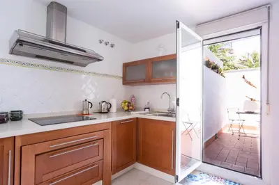 Una cocina o zona de cocina en Amparo Cinco