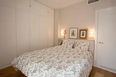 Cama o camas de una habitación en Tu Casa En El Rio
