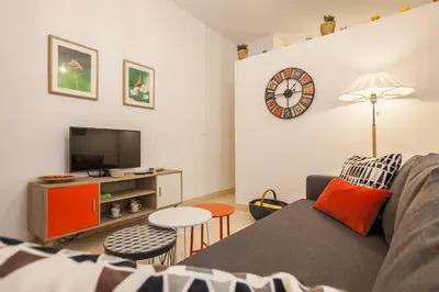 Una televisión o centro de entretenimiento en Loft Centro Histórico zona Alameda
