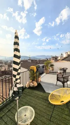 Un balcón o terraza de Los Caňos II - Calm Home & parking