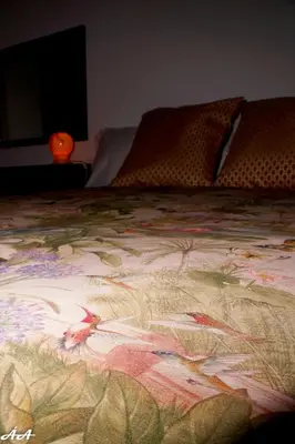 Cama o camas de una habitación en Fuentepiedra Casa Rural Categoría Superior