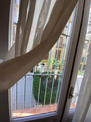 Un balcón o terraza de Apartamentos Sevilla Palace