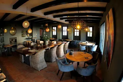 Zona de estar de La Posada del Torcal