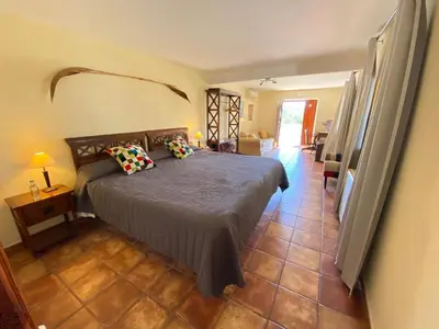 Cama o camas de una habitación en Molino La Nava