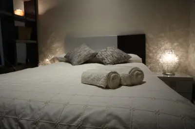 Cama o camas de una habitación en Apartamento Centro Histórico Sevilla