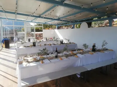 Comida en o cerca de este hostal o pensión