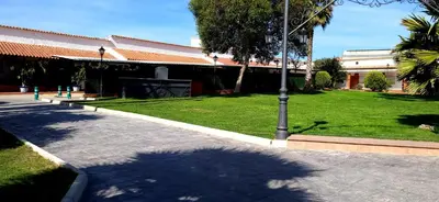 Jardín al aire libre en Hotel Salvador