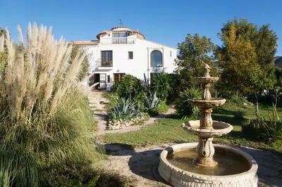 Jardín al aire libre en La Finca Blanca