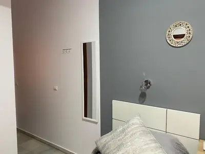 Cama o camas de una habitación en Hostal Puerta Carmona