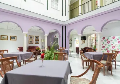 Zona de estar de Hotel Platería