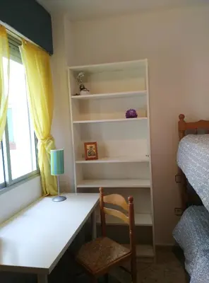 Cama o camas de una habitación en Céntrico Donkey Parking