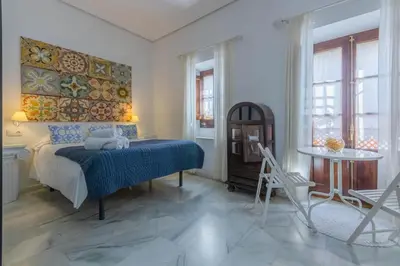 Zona de estar de Hostel Mayflowers