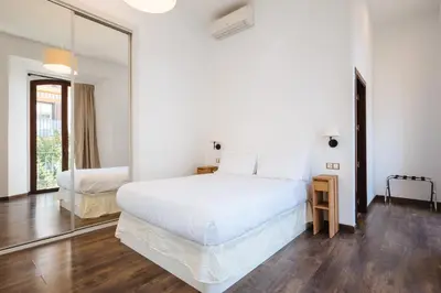 Cama o camas de una habitación en Apartamentos 