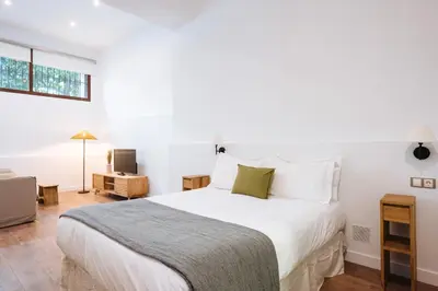 Cama o camas de una habitación en Apartamentos 