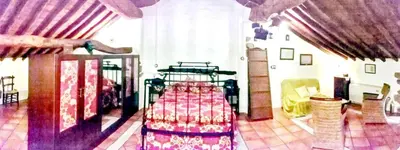 Cama o camas de una habitación en Charming House in Añora with Garden