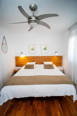 Cama o camas de una habitación en El Jardín de Wallada